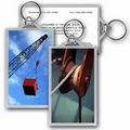 3D Lenticular Acrylic Business Card Key Chain (Custom)